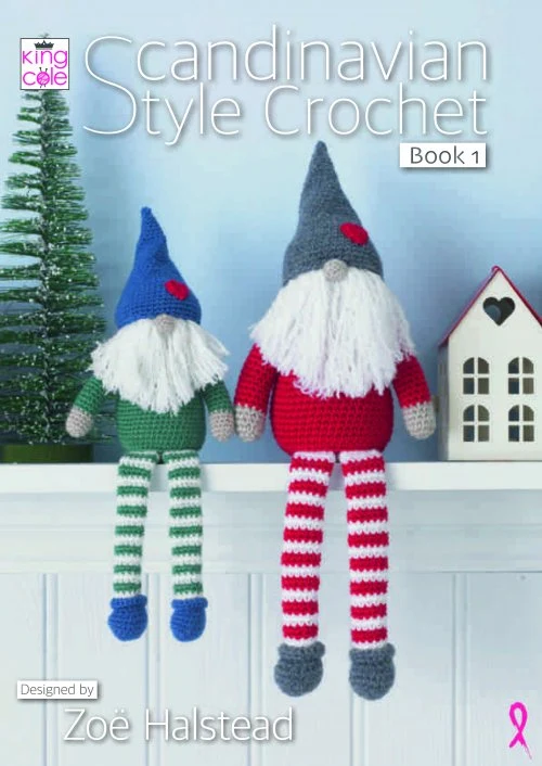 King Cole Scandinavian Style Crochet Book 1 by Zoe Halstead