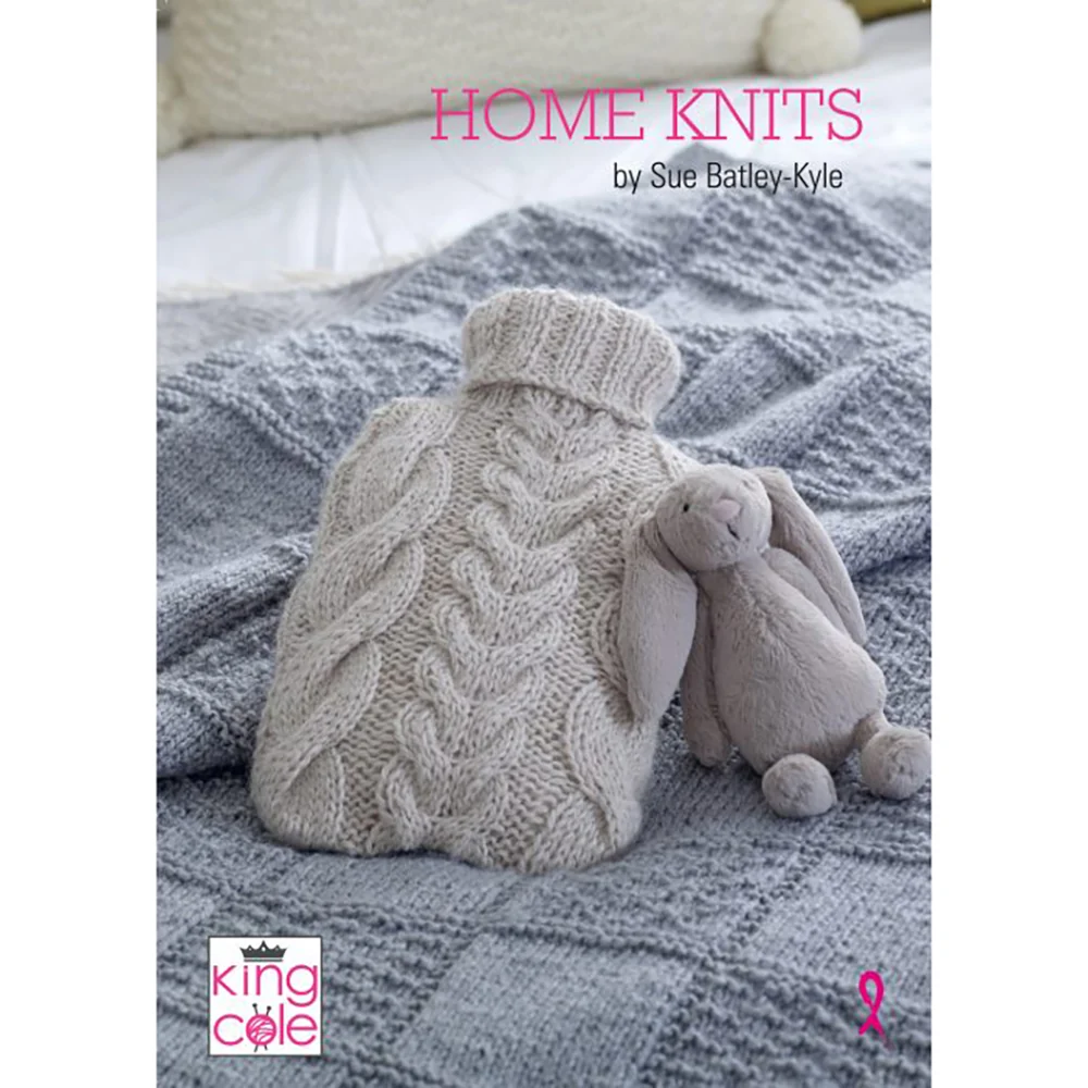 King Cole Home Knits Pattern Book- By Sue Bately