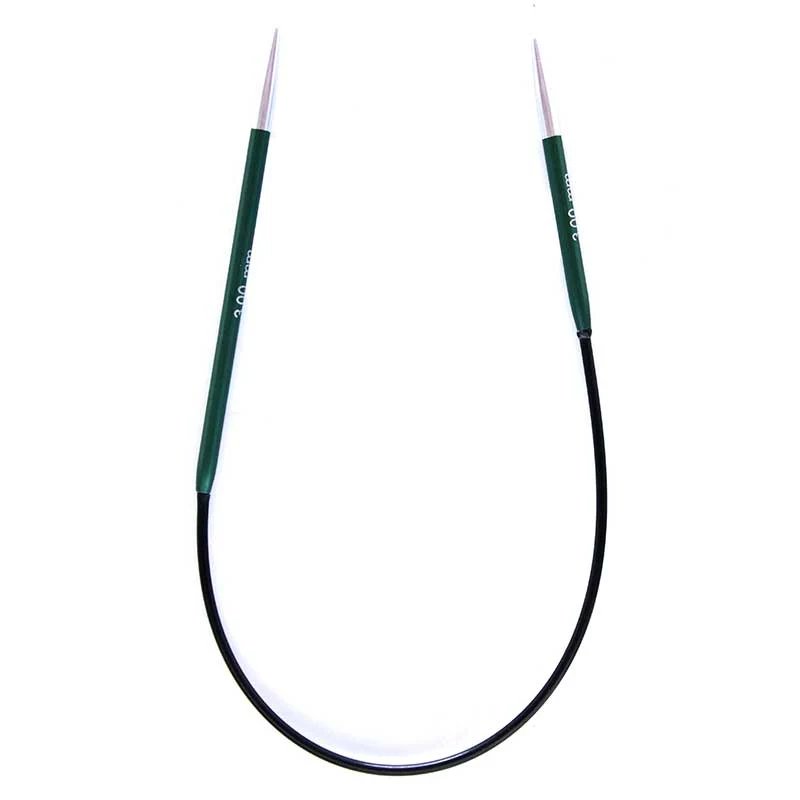 KnitPro Zing Metal Fixed Circular Sock Needle (25cm) - Image 4