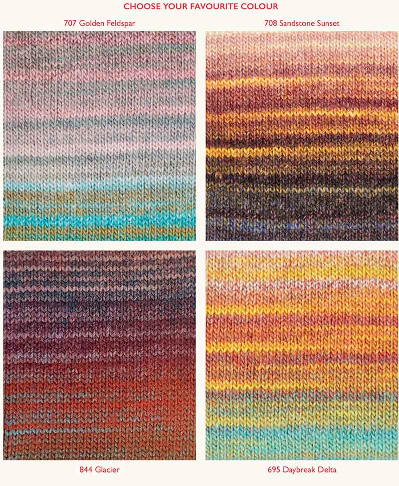 Knitted Domino Blanket in Sirdar Jewelspun Aran - Image 2