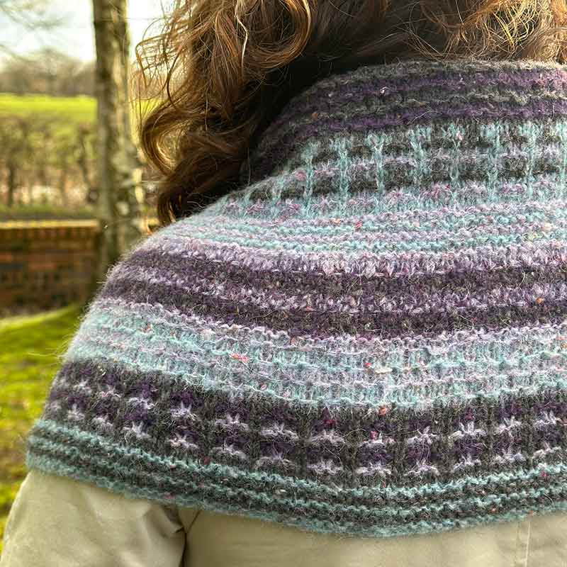 Lampas MAL - Blue Mist - by Lisa Richardson in Rowan Fine Tweed Haze Dk - Image 4