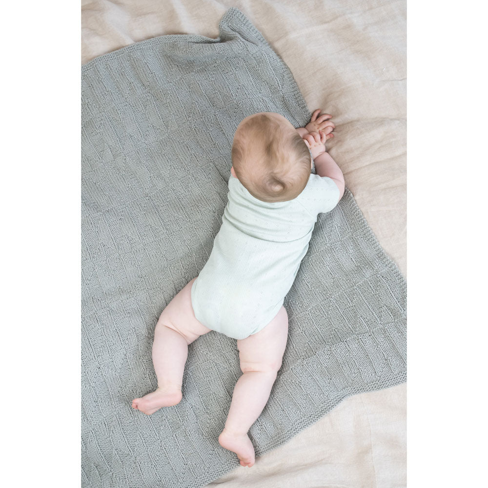 Lavender Blanket in Rowan Cotton Wool - Digital Version