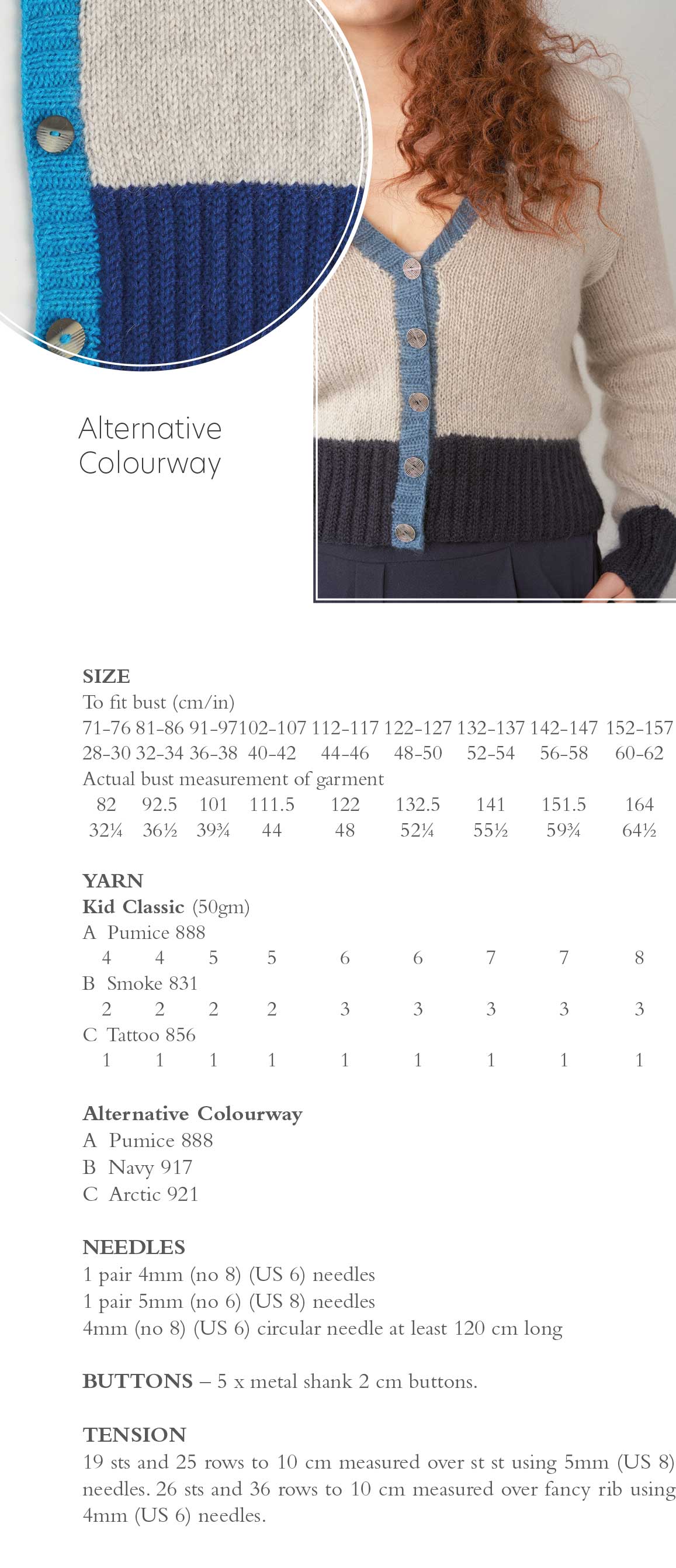 Leora Cardigan in Rowan Kid Classic - Digital Version ZB329-00006 - Image 2