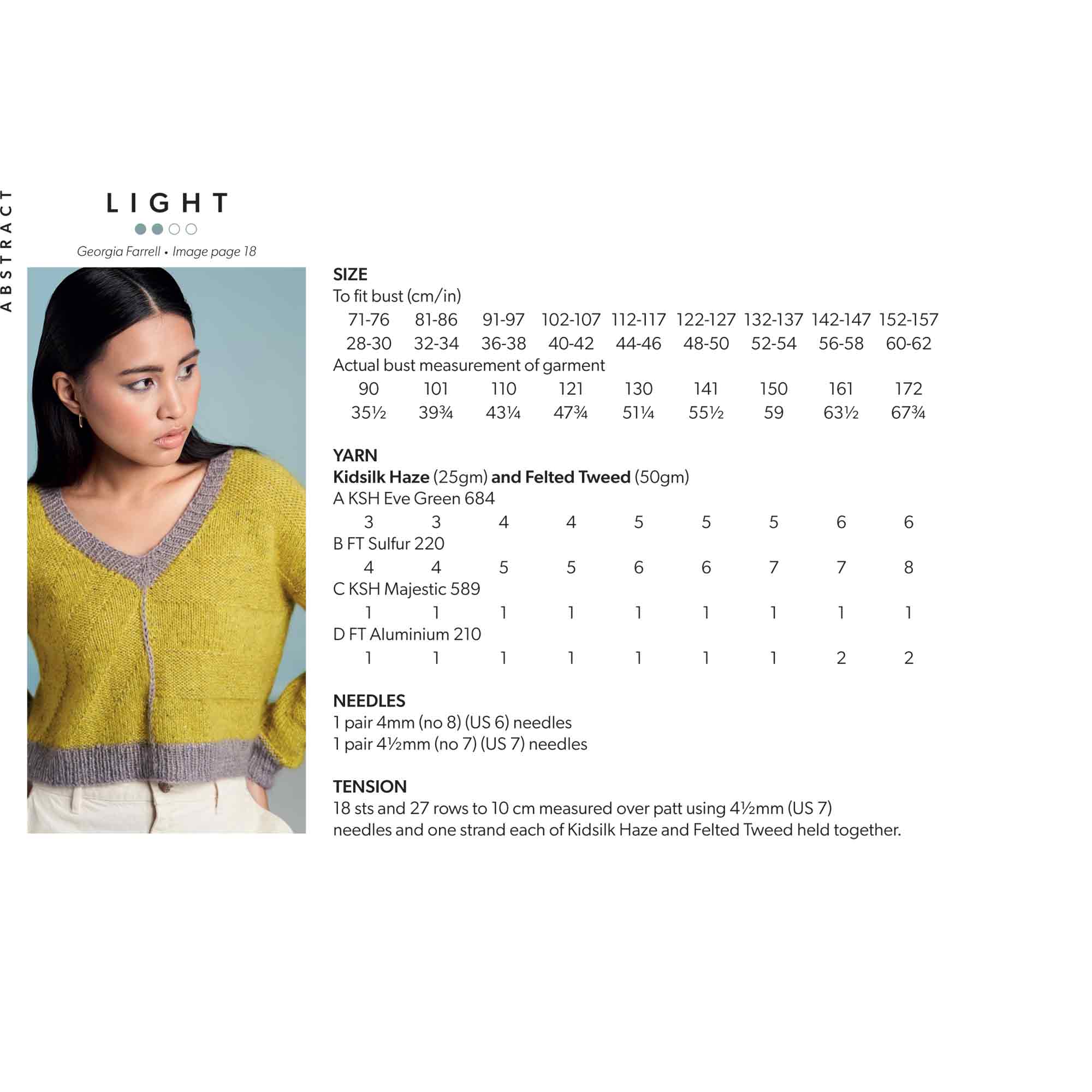 Light Sweater in Rowan Felted Tweed Dk and Kidsilk Haze - Digital Version - Image 2