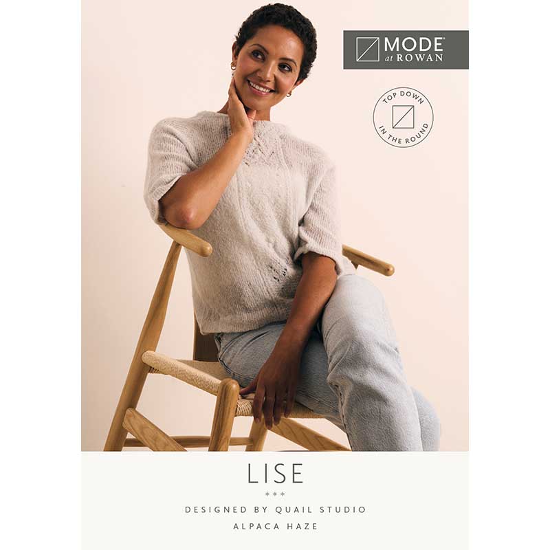 Lise in Mode At Rowan Alpaca Haze - MIP56-M