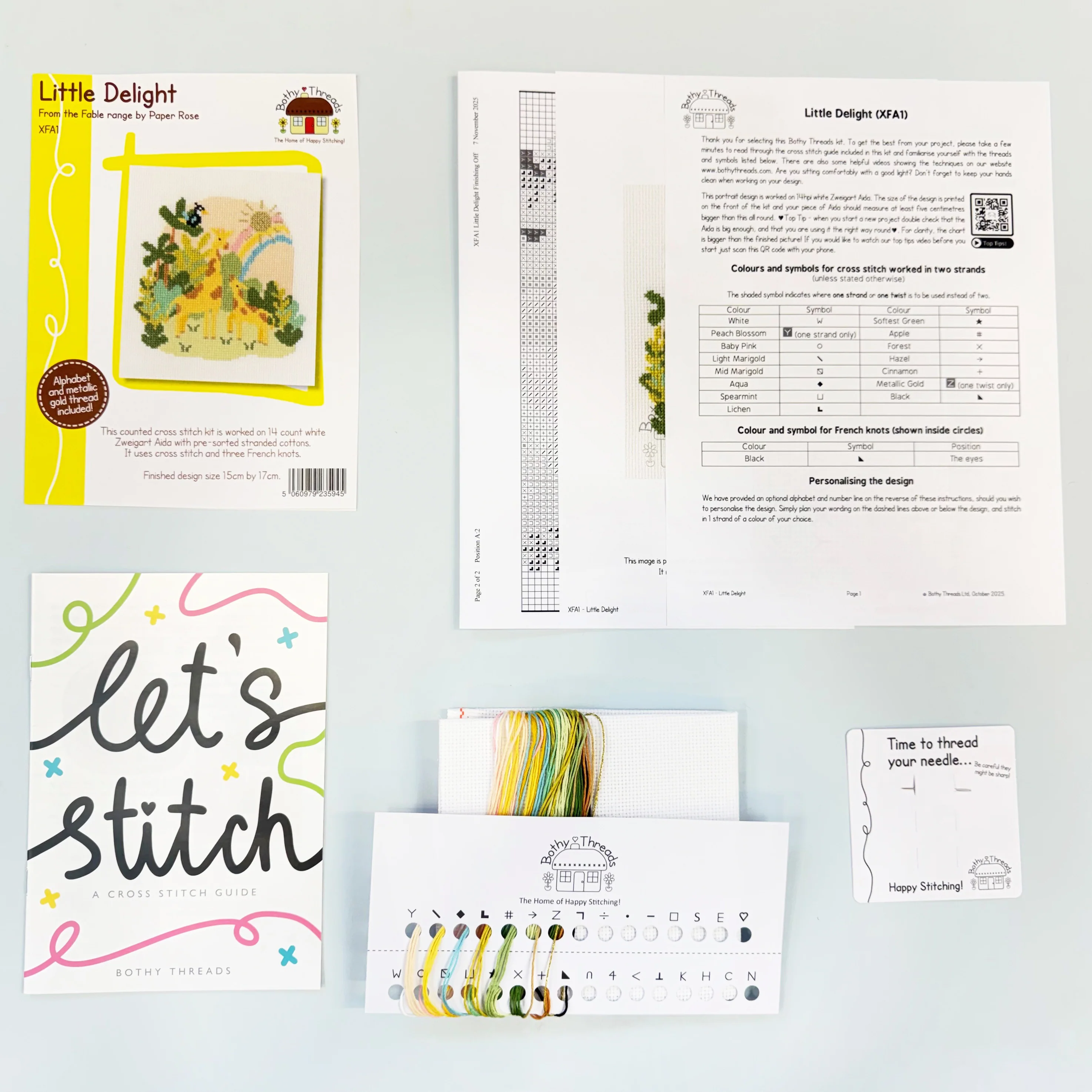 Little Delight - Bothy Threads Cross Stitch Kit - Image 2