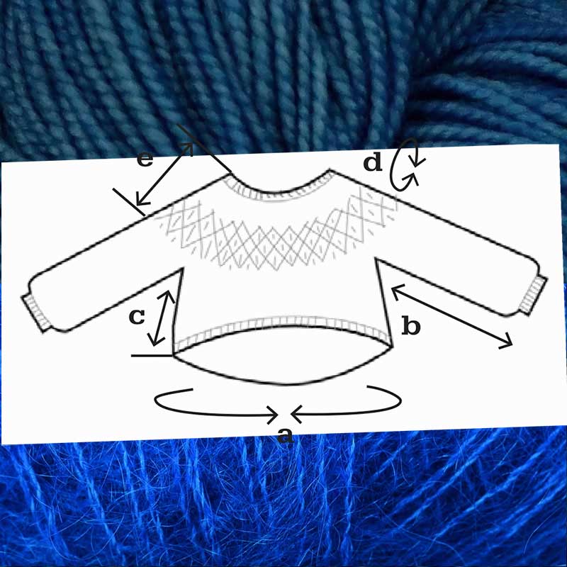 Love Note Sweater by Tin Can Knits in Rowan Kidsilk Haze and Fyberspates Vivacious 4ply - Blue Lagoon