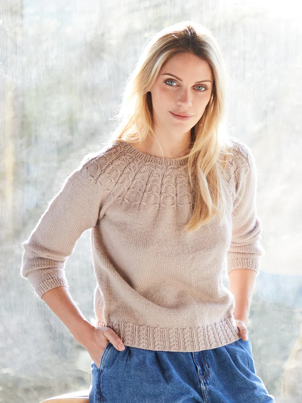 Lucienne Yoke Jumper in West Yorkshire Spinners ColourLab Dk - Digital Version WYS1000529 - Image 3