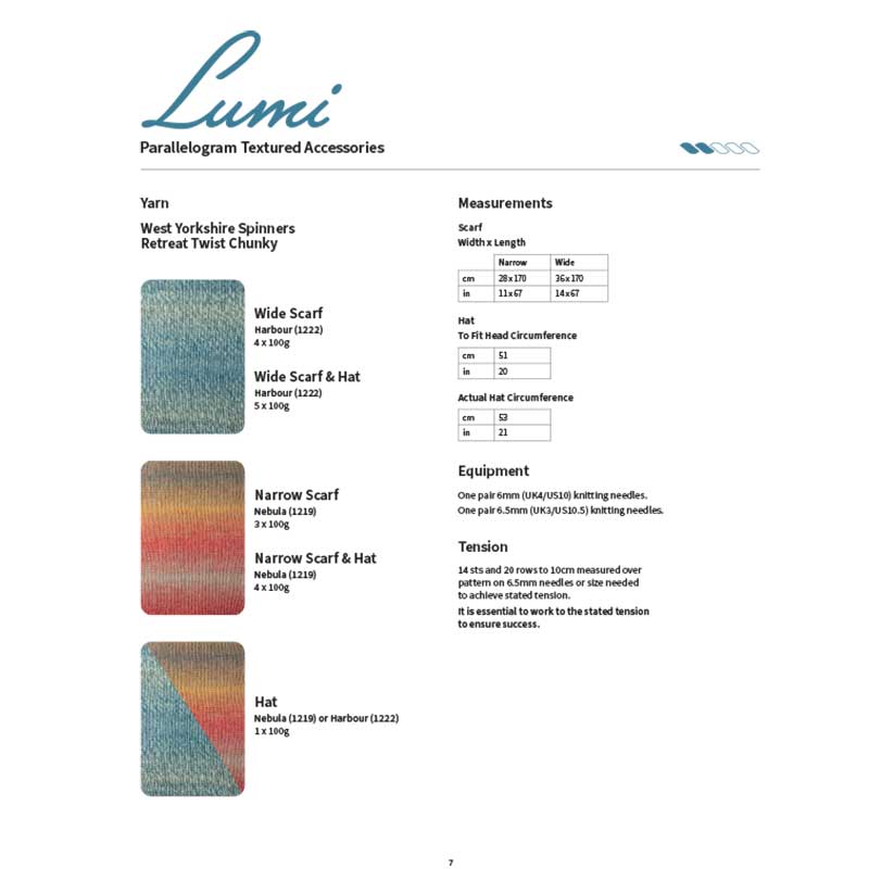 Lumi Accessories in West Yorkshire Spinners Retreat Twist Chunky - Digital Version WYS100348 - Image 3