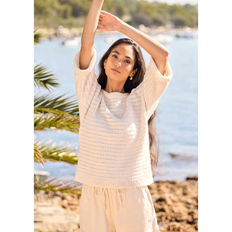 Lustre Top in Mode at Rowan Cotton Dk - MIP100 - Image 3
