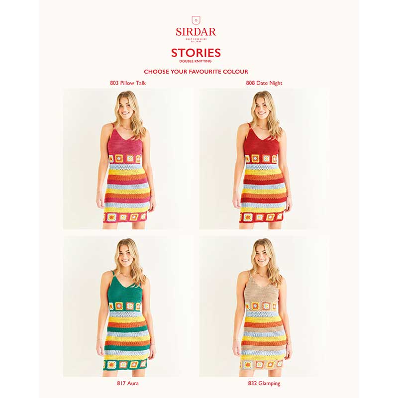Mainstage Mini Dress in Sirdar Stories Dk - Image 3
