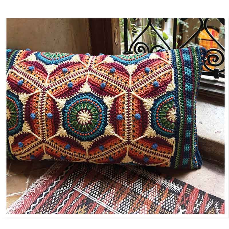 Majorelle Cushion Cover and Project Pouch Pattern by Janie Crow - Digital Version - Image 2