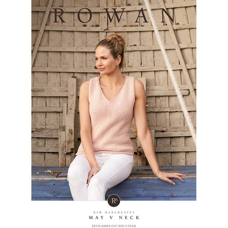 May V Neck in Rowan Four Seasons - Digital Version ZB339-00004