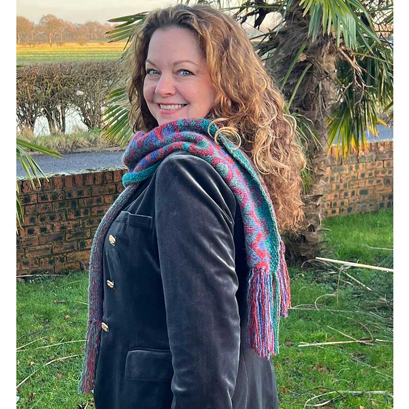 Medina Scarf in Rowan Felted Tweed Colour by Juliet Bernard - Digital Version - Image 9
