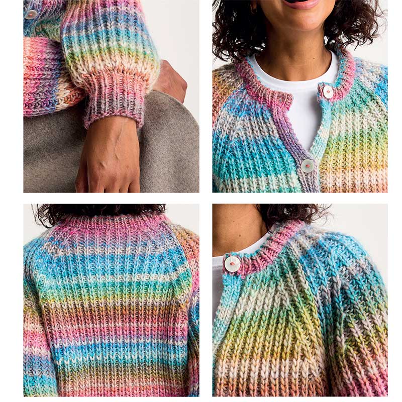 Metamorphic Cardigan in Sirdar Jewelspun Chunky With Wool 10806 - Image 3