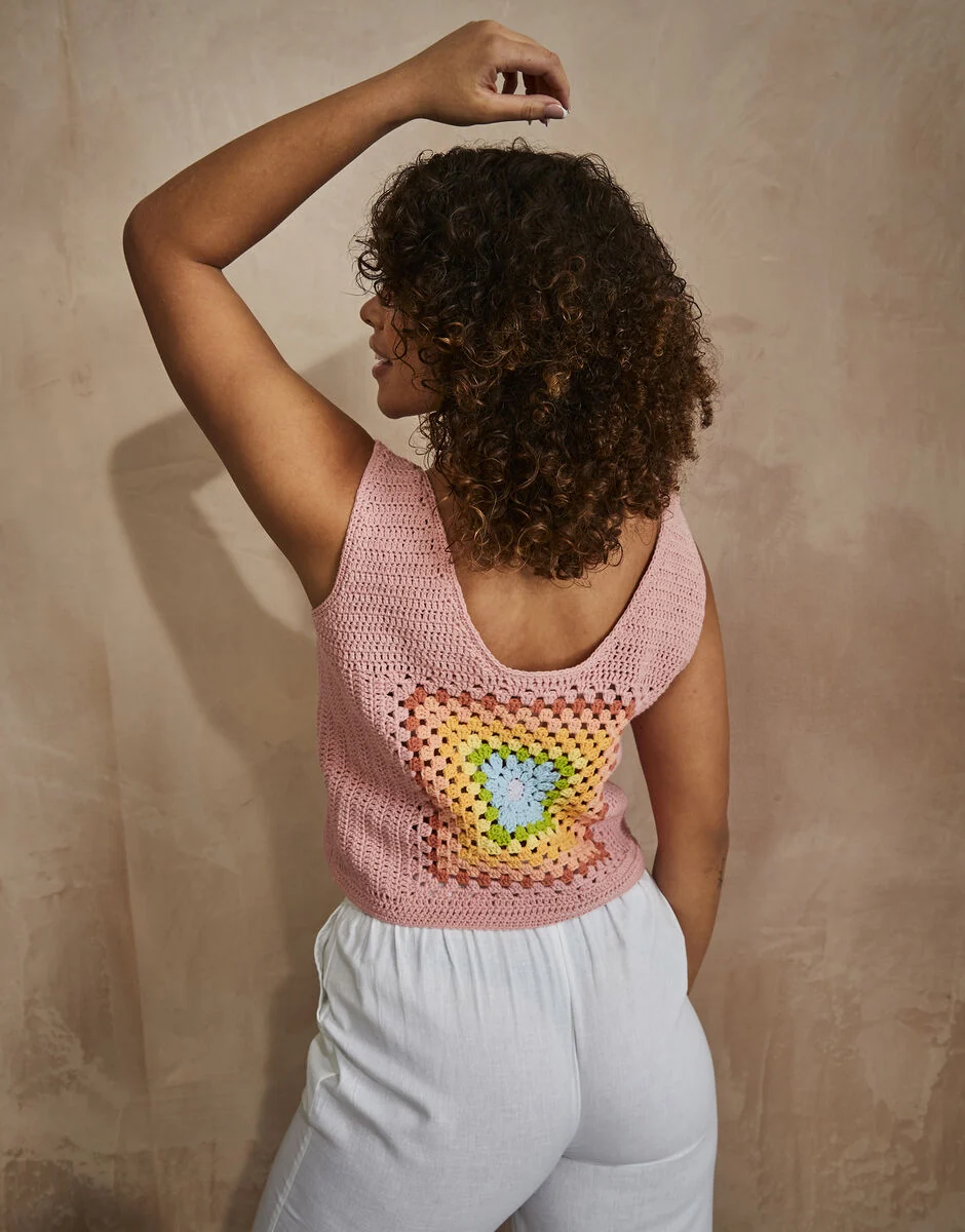 Metro Square Top Crocheted in Sirdar Stories DK - Digital Version 10743 - Image 3