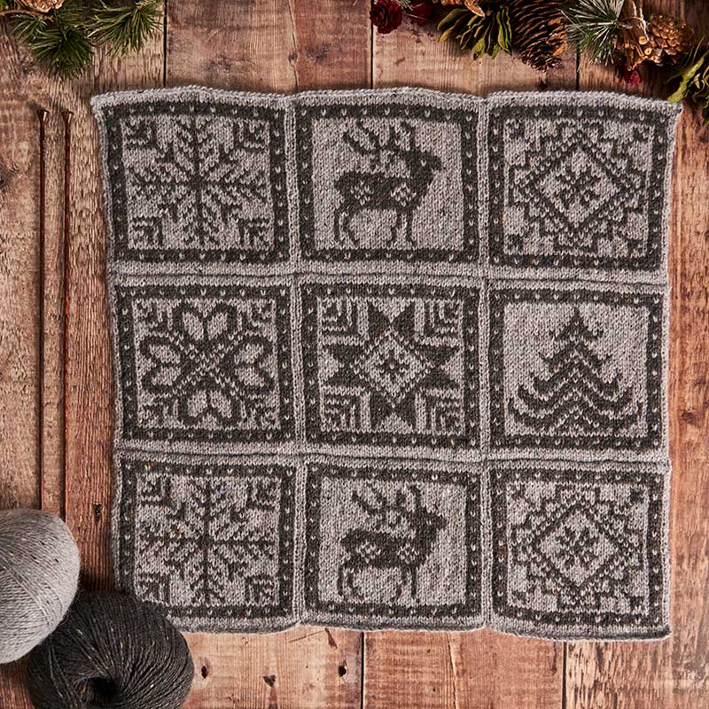 Midwinter Blanket KAL - Wintry in Rowan Felted Tweed Dk - by Martin Storey