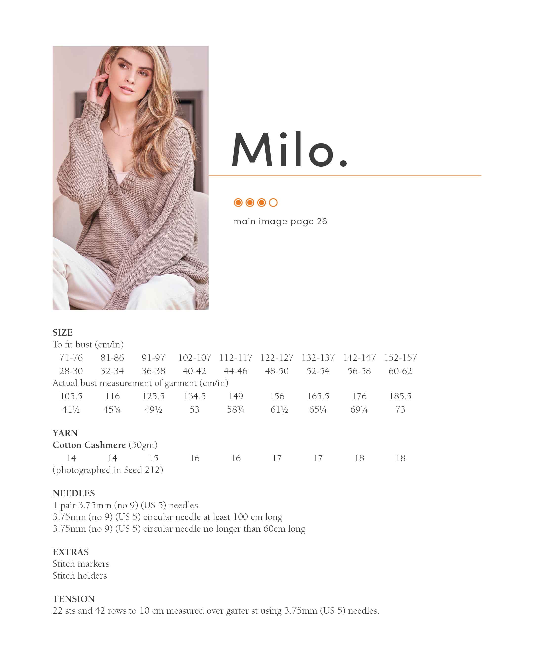 Milo in Rowan Cotton Cashmere - Digital Version RTP006-0013 - Image 2
