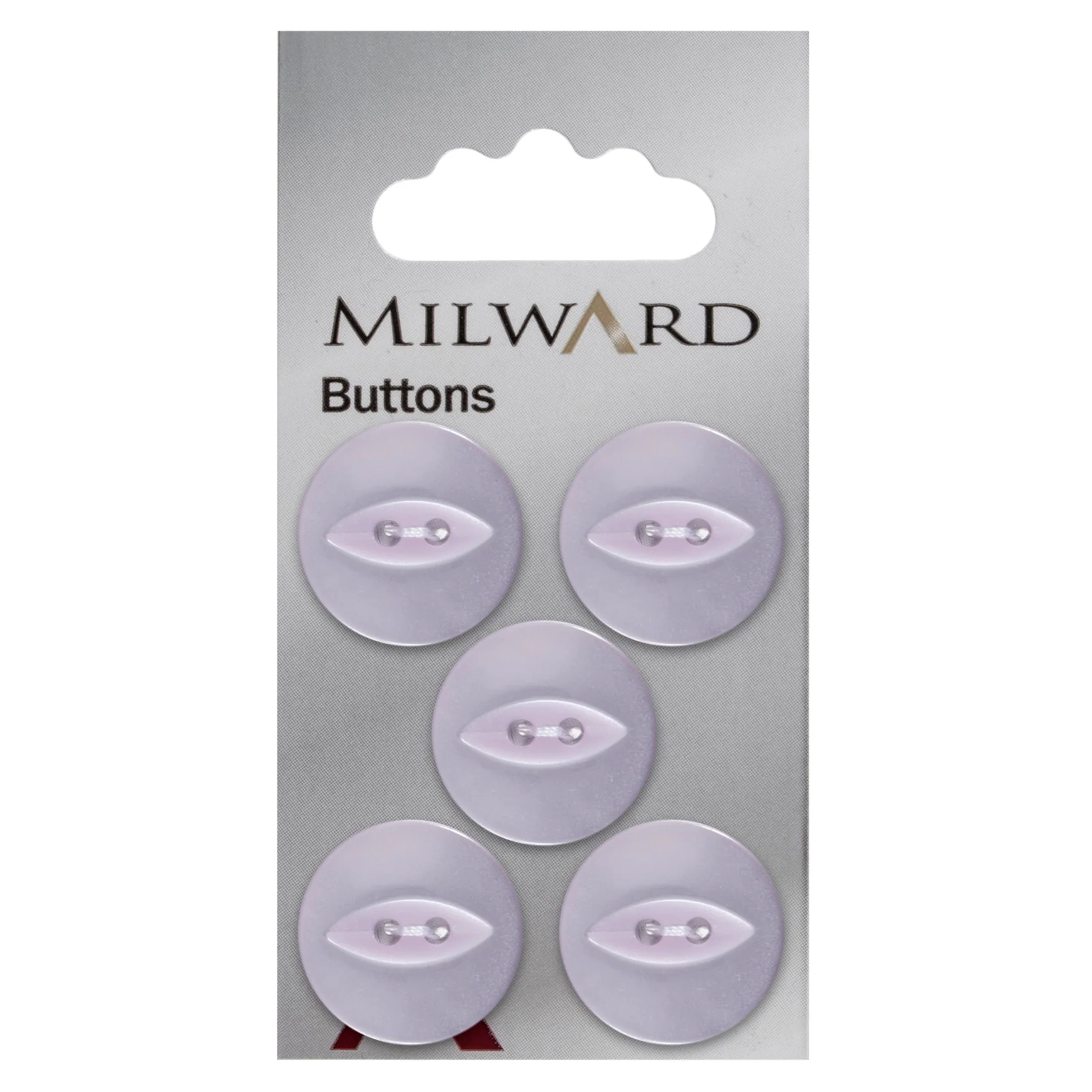 Milward Carded Buttons: 19mm - Pack of 5 - 00128