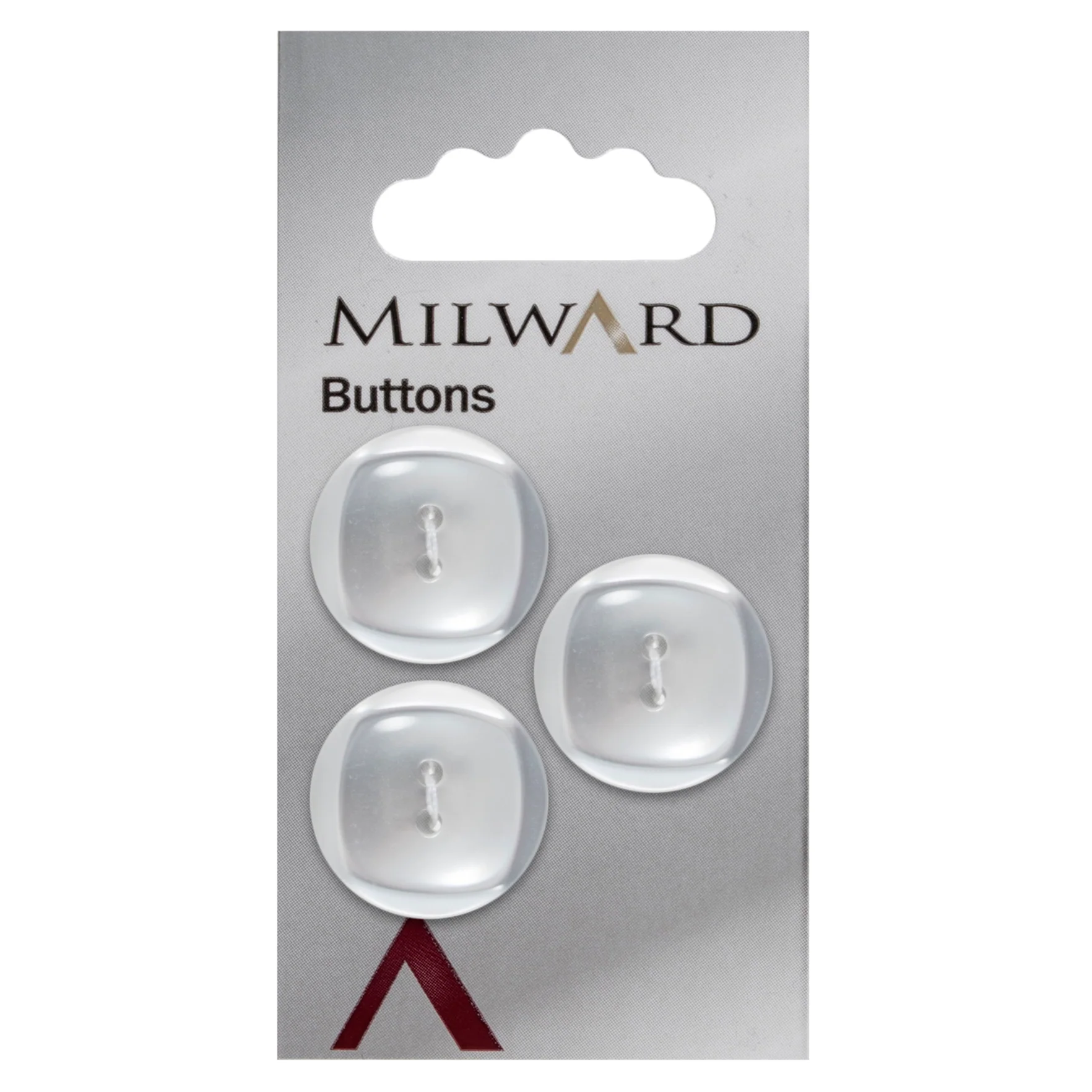 Milward Carded Buttons: 21mm - Pack of 3 - 00294