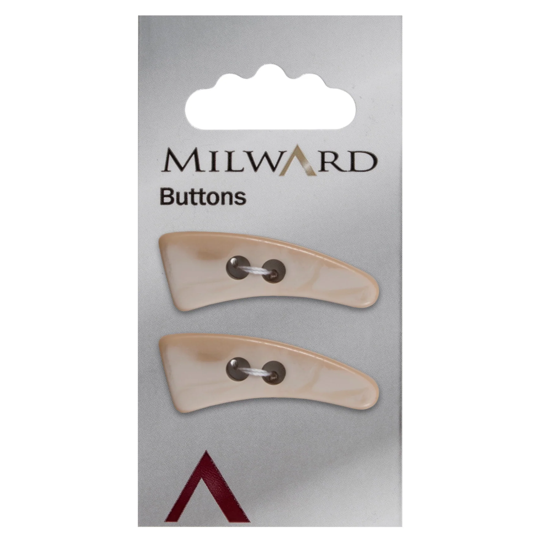 Milward Carded Buttons: 22mm - Pack of 2 - 01056