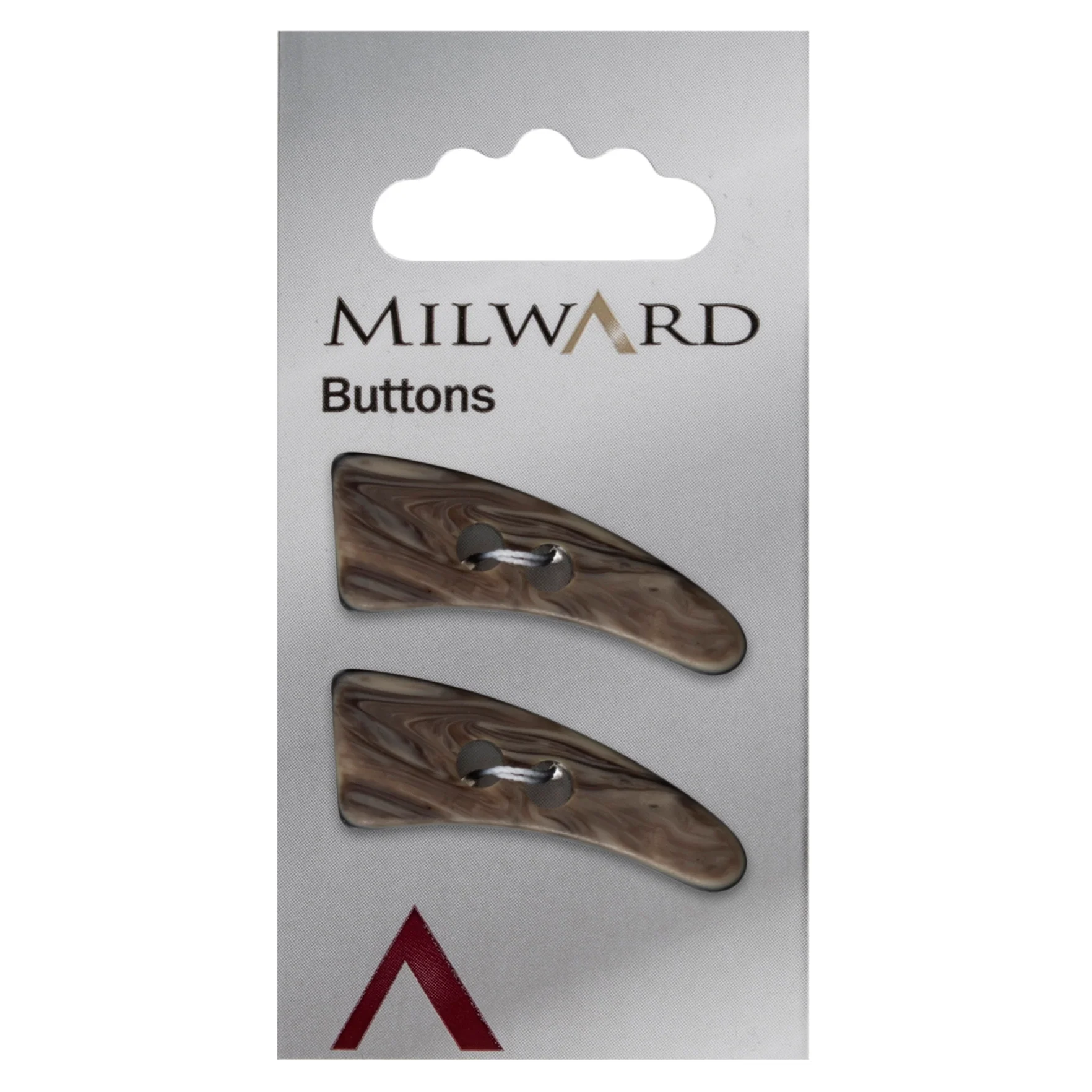 Milward Carded Buttons: 22mm - Pack of 2 - 01057