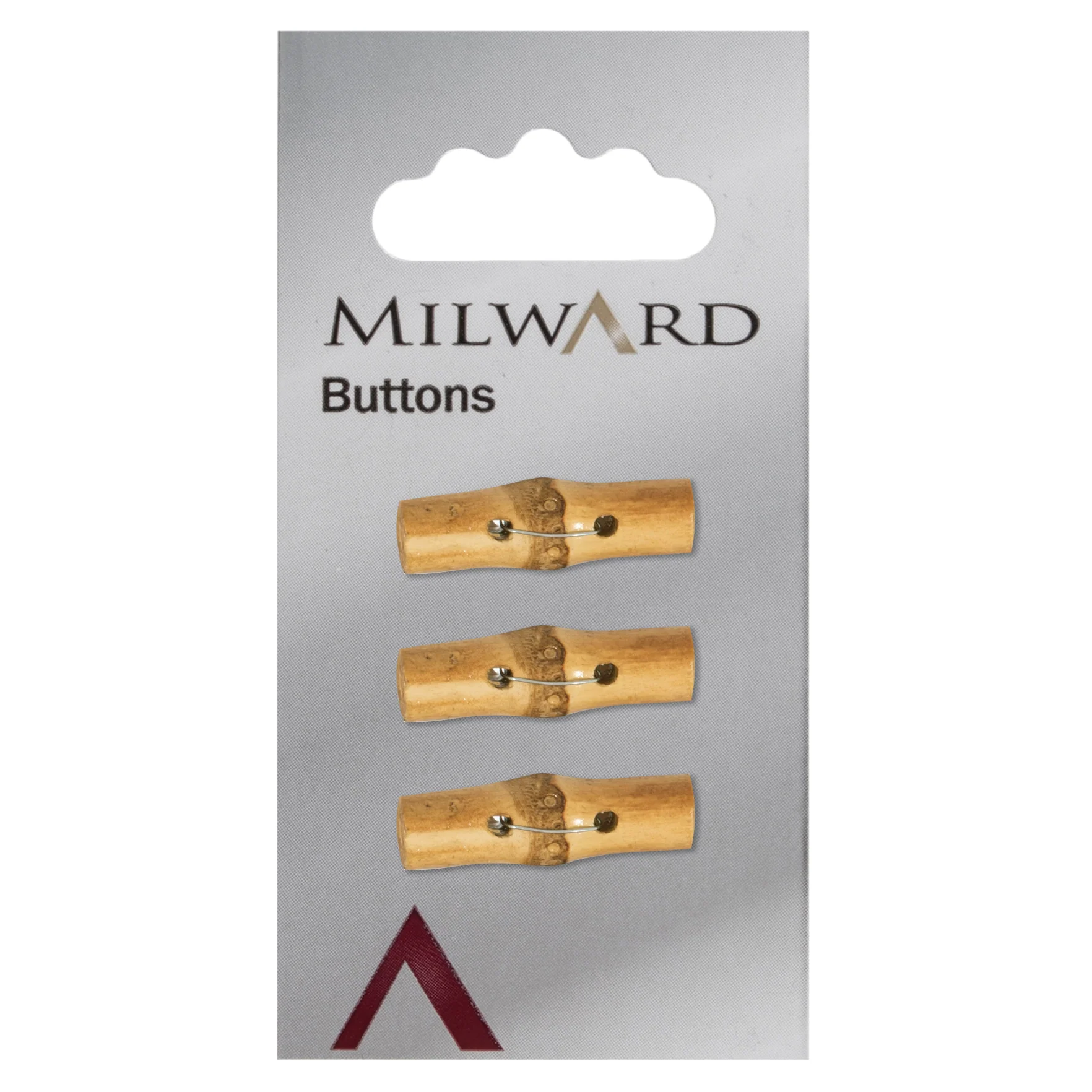 Milward Carded Buttons: 25mm - Pack of 3 - 01051.
