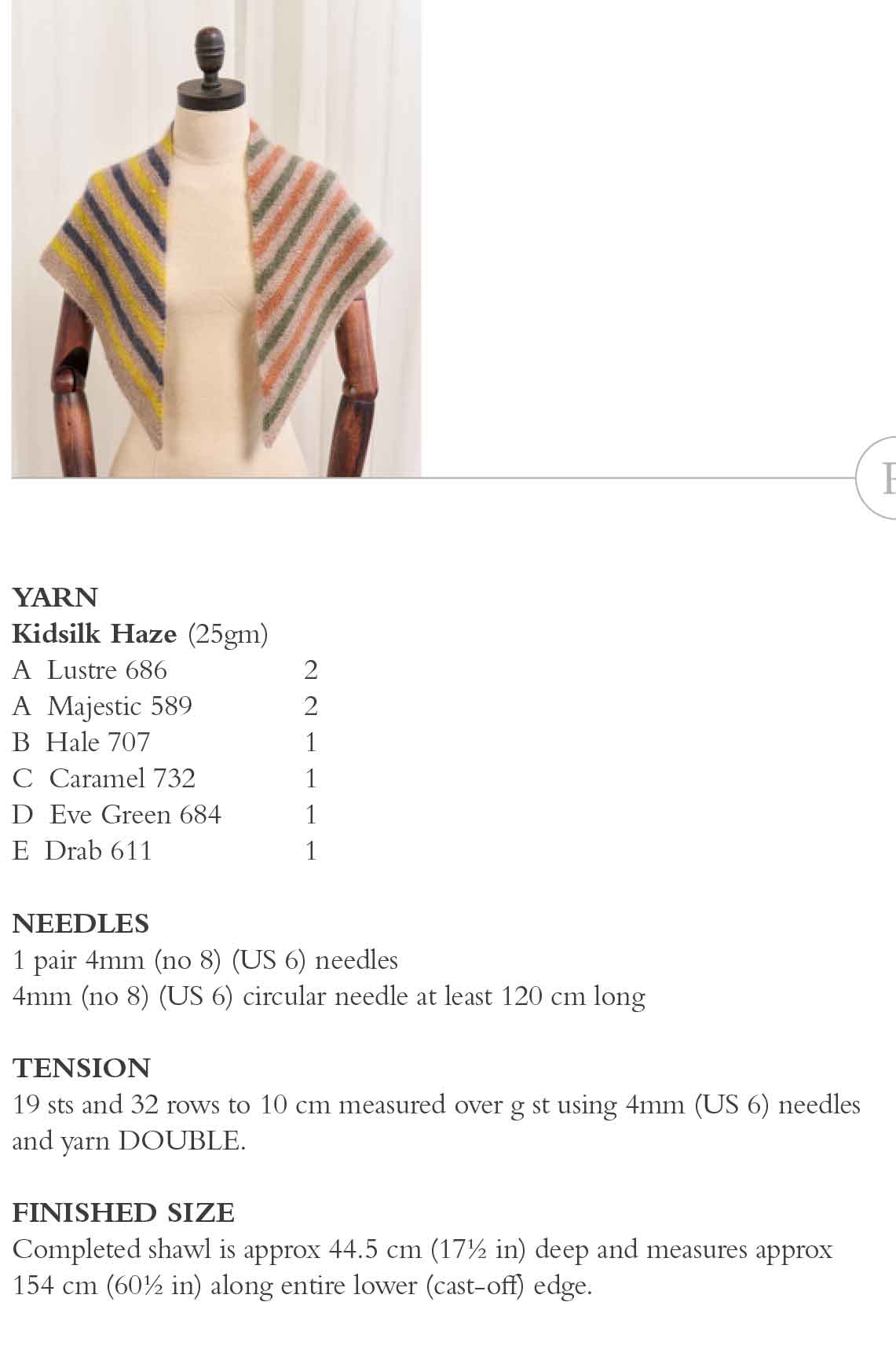 Mini Electron Shawl in Rowan Kidsilk Haze - Digital Version ZB352-00011 - Image 2