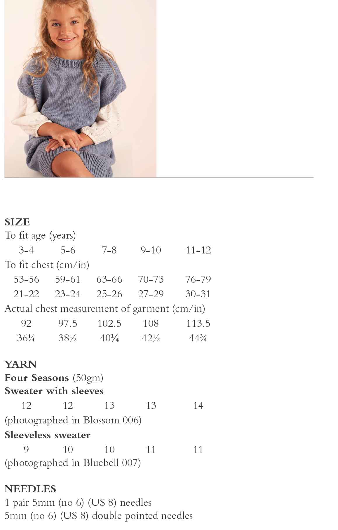 Mini Rocha Sleeveless in Rowan Four Seasons - Digital Version RTP011-0012 - Image 2