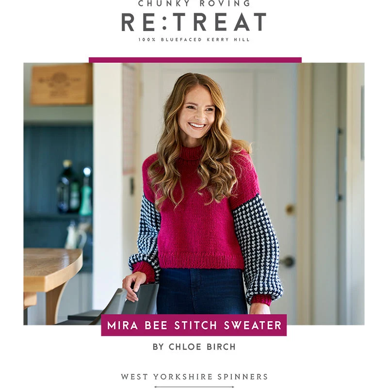 Mira Bee Stitch Sweater in West Yorkshire Spinners ReTreat - Digital Version WYS0012