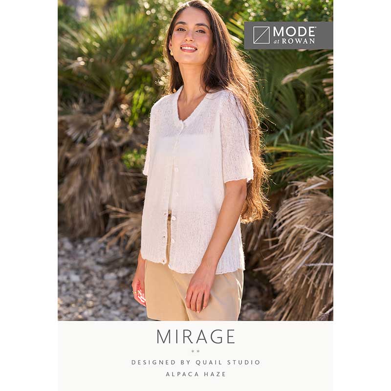 Mirage Cardigan in Mode at Rowan Alpaca Haze - MIP110