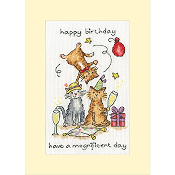 Mognificent Day - Bothy Threads Greetings Card Cross Stitch Kit