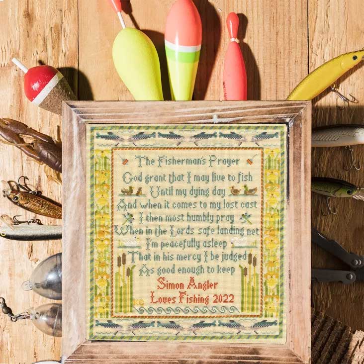 Moira Blackburn: The Fisherman's Prayer - Cross Stitch Kit - Image 2