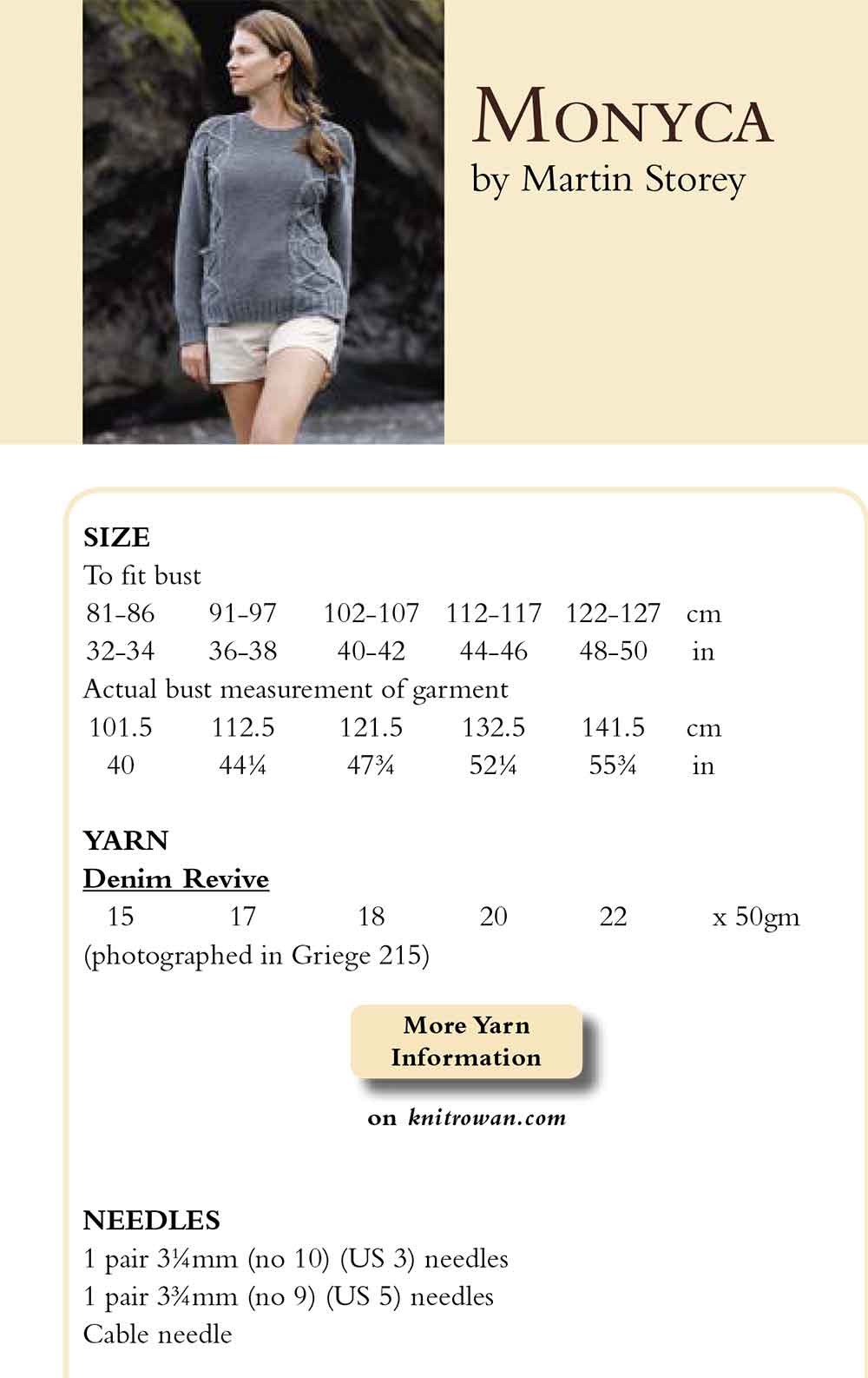 Monyca Sweater in Rowan Denim Revive - Digital Version - Image 3