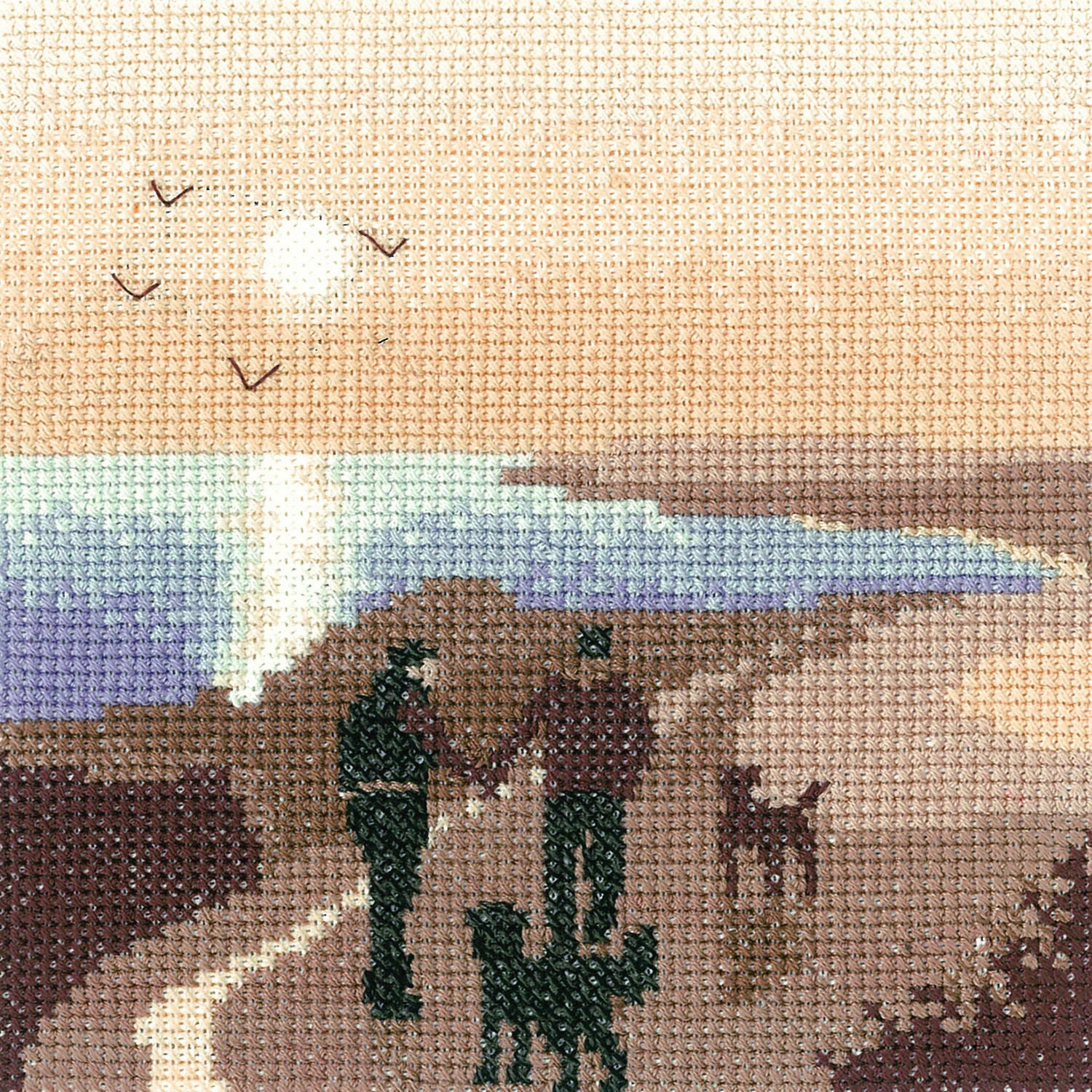 Morning Walk Cross stitch Kit - Silhouettes