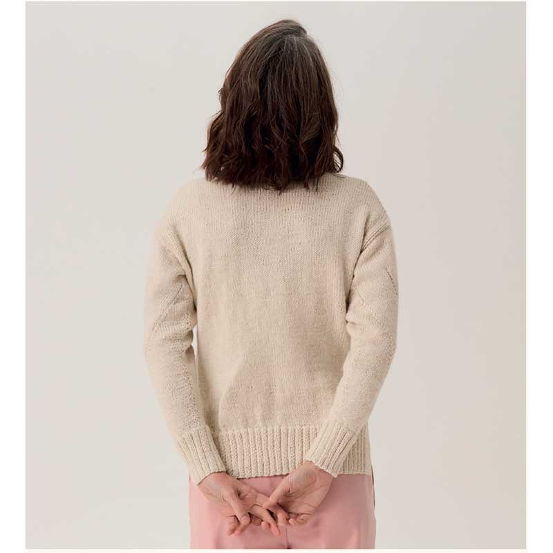 Mushroom Gill Hem Sweater in Sirdar Loveful Bio Blend Dk - Digital Version 10910 - Image 3