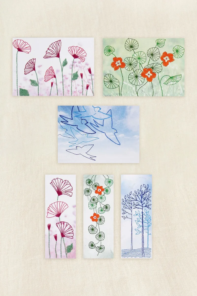 Nature- DMC Embroidery Cards Kit