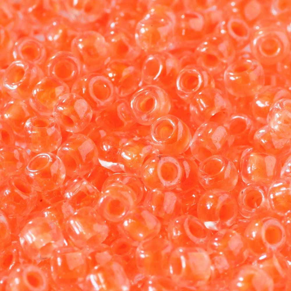 Debbie Abrahams Neon Orange Seed Bead 232 - Size 8