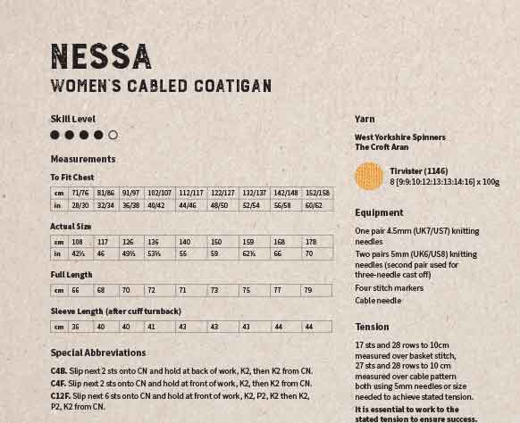 Nessa Coatigan in West Yorkshire Spinners The Croft Aran - Digital Version WYS1000266 - Image 2