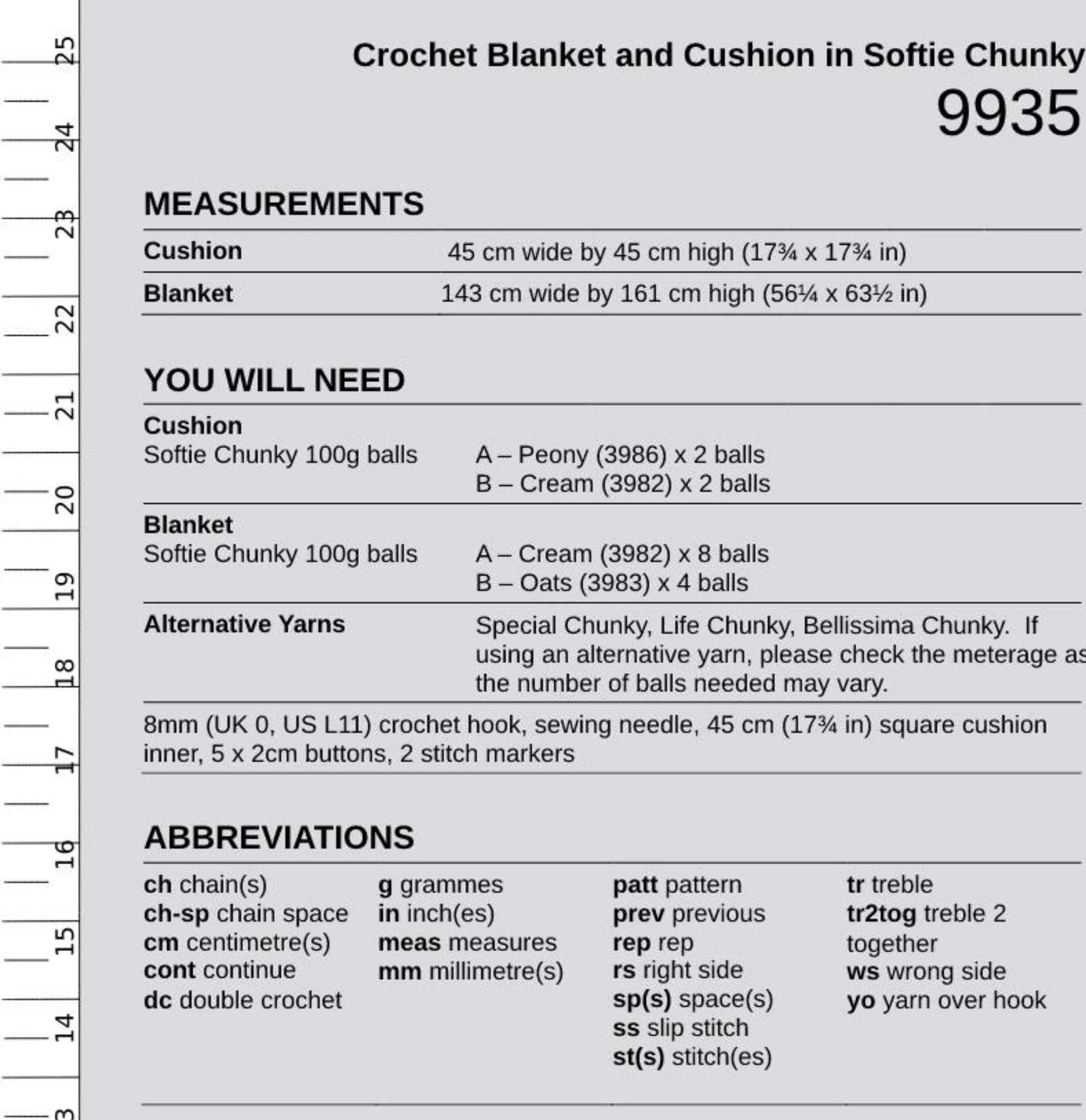Nice and Easy - Crochet Blanket and Cushion in Stylecraft Softie - Image 2