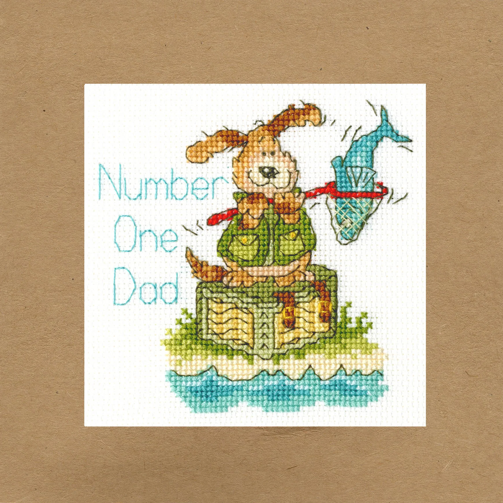 Number One Dad - Greeting Card