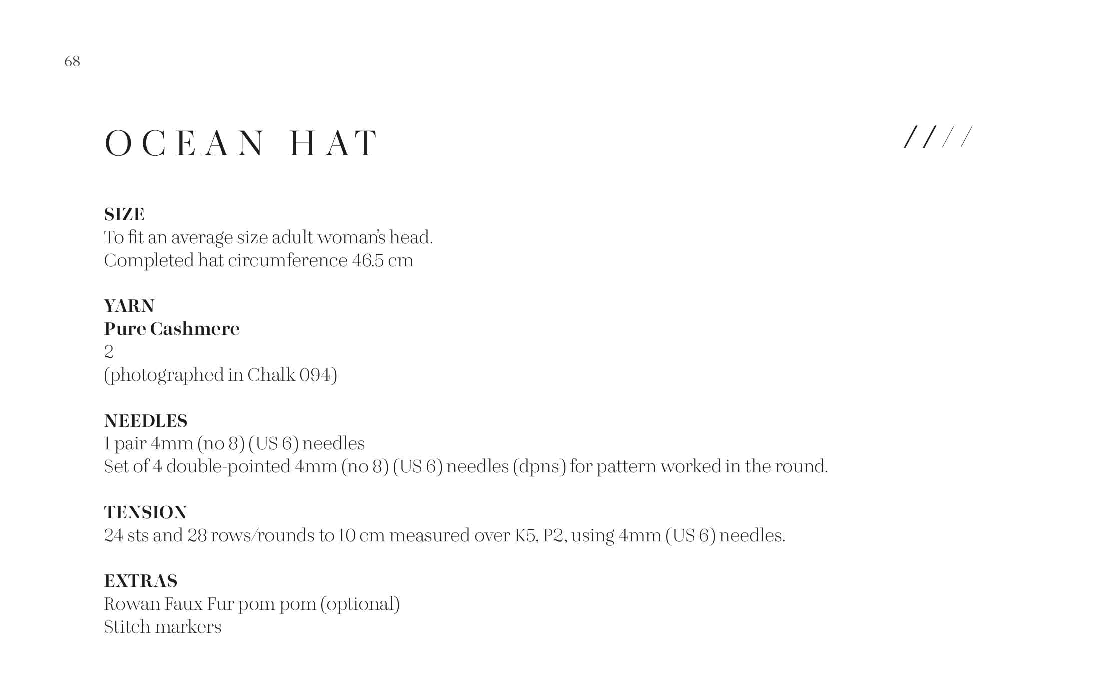 Ocean Hat in Rowan Pure Cashmere - Digital Version RTP012-0007 - Image 2