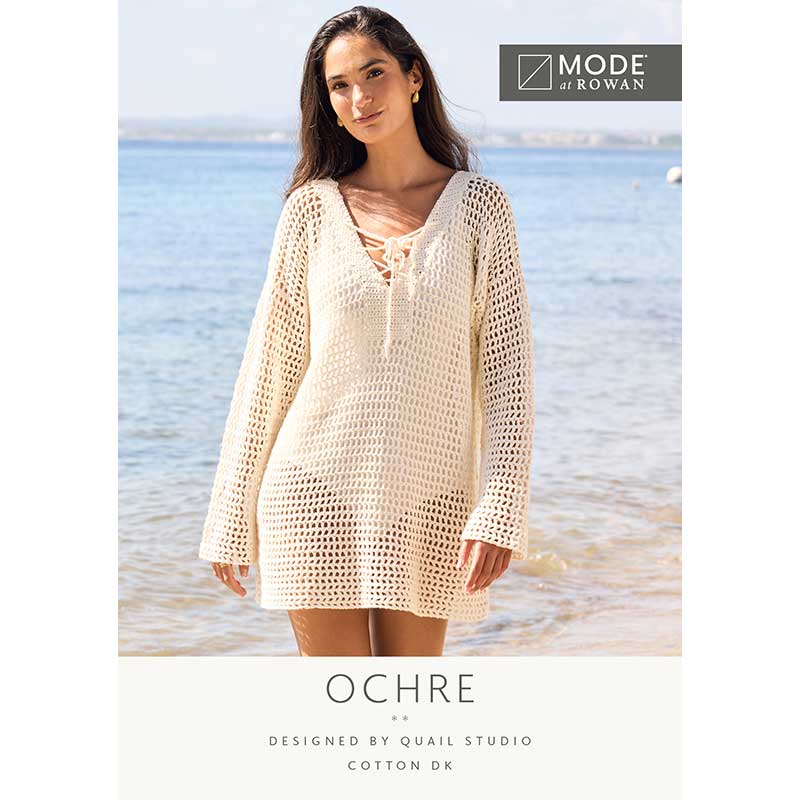 Ochre Crochet Sweater in Mode at Rowan Cotton Dk - MIP102