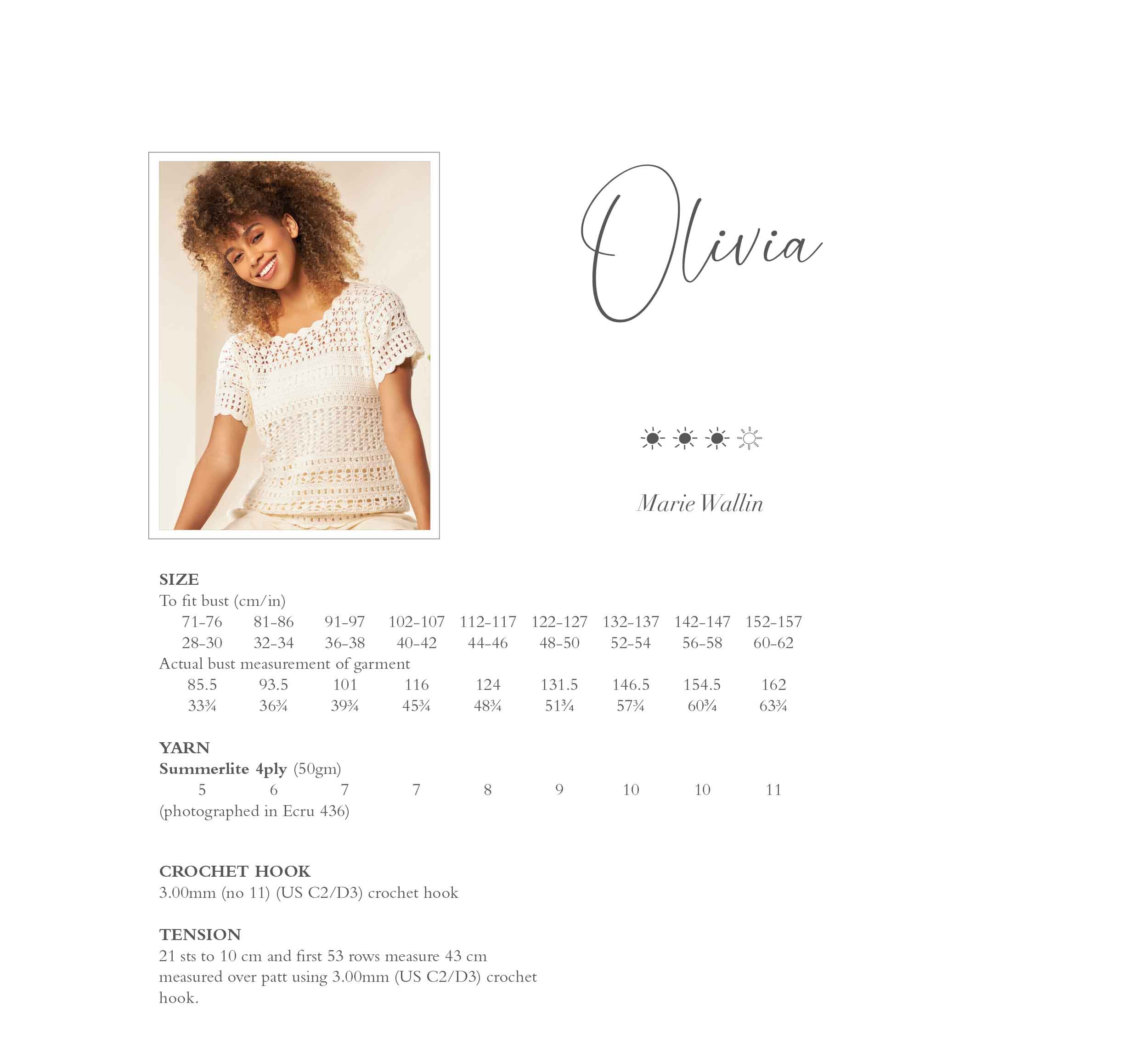 Olivia in Rowan Summerlite 4ply- Digital Version ZB331-00012 - Image 2