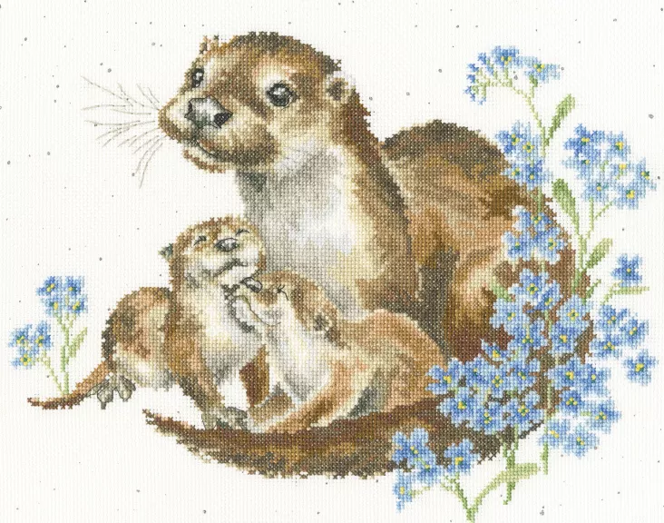 Otterly Adorable - Bothy Threads Cross Stitch Kit