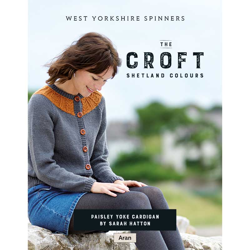 Paisley Yoke Cardigan in West Yorkshire Spinners The Croft Aran - Digital Version DBP0076