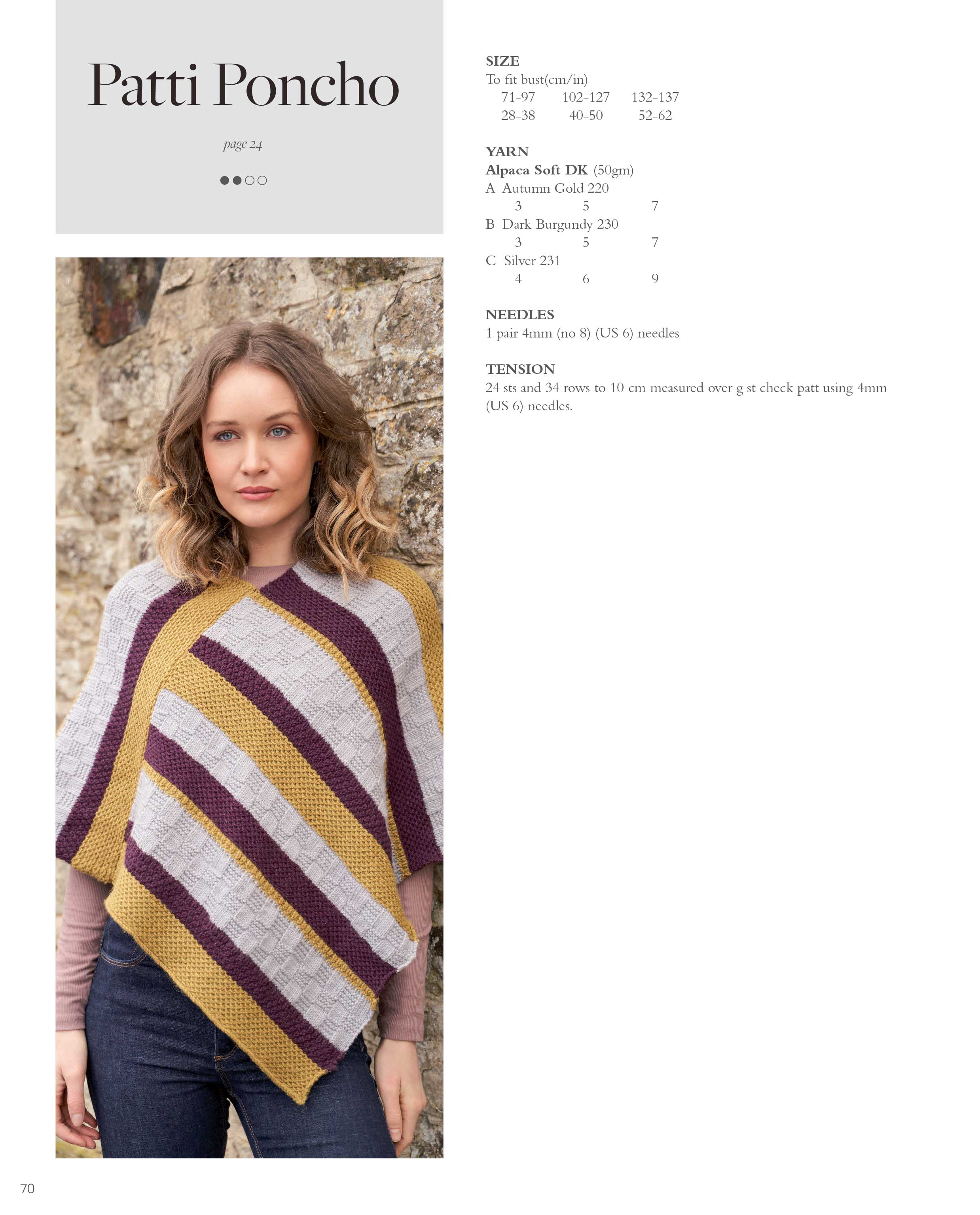 Patti Poncho in Rowan Alpaca Soft Dk - Digital Version ZB328-00011 - Image 2