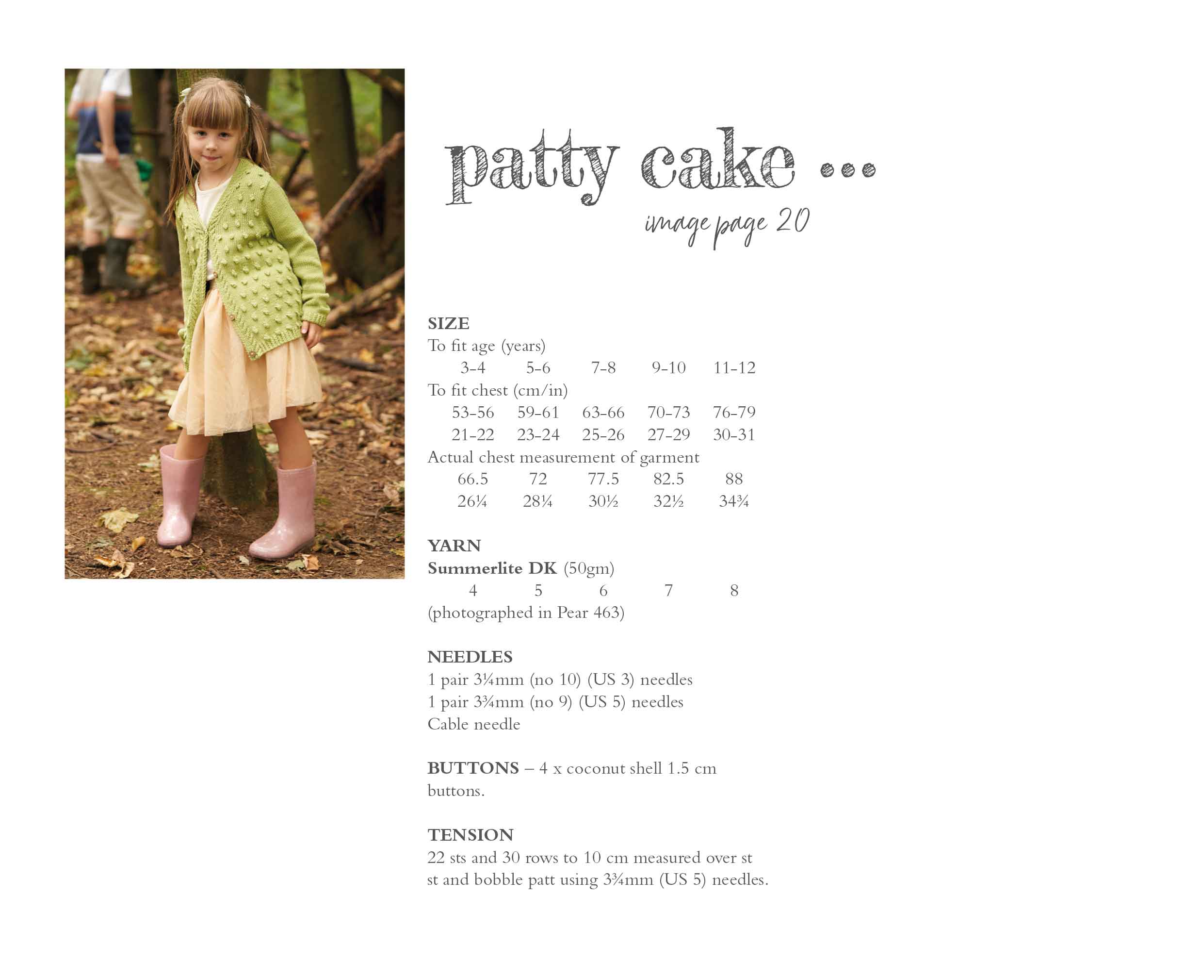 Patty Cake in Rowan Summerlite Dk - Digital Version ZB332-00006 - Image 2