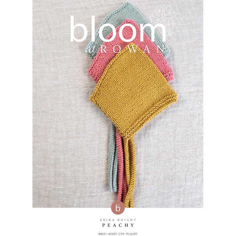 Peachy Bonnet in Rowan Cotton Wool - Digital Version