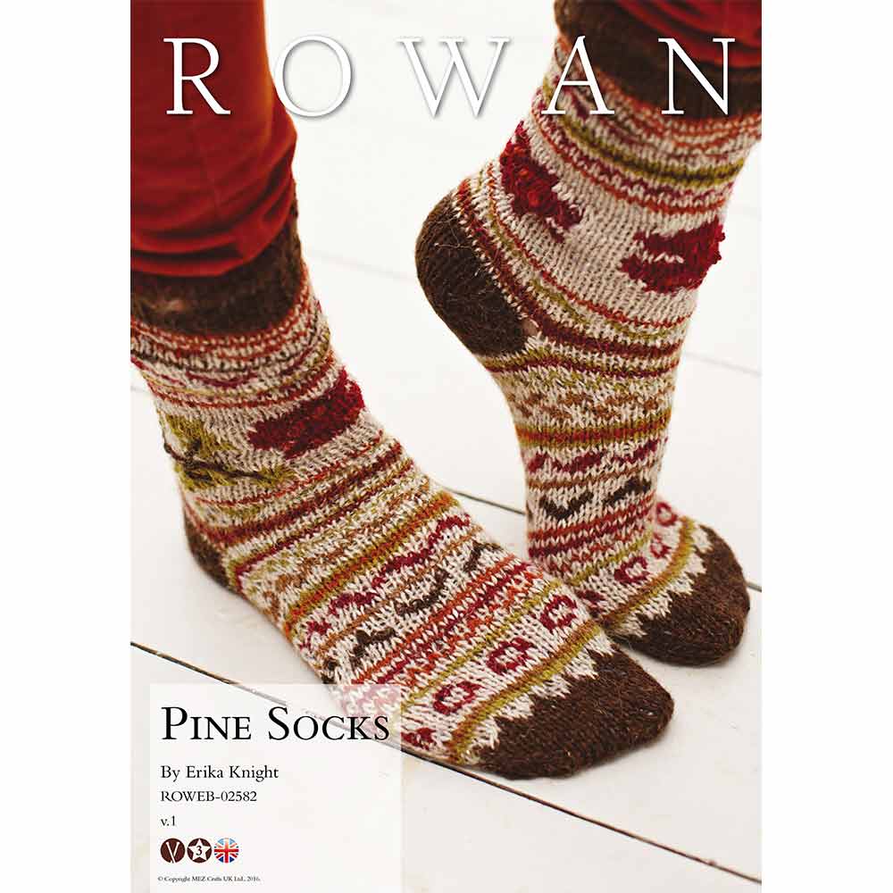 Pine Socks in Rowan Felted Tweed DK - Digital Version